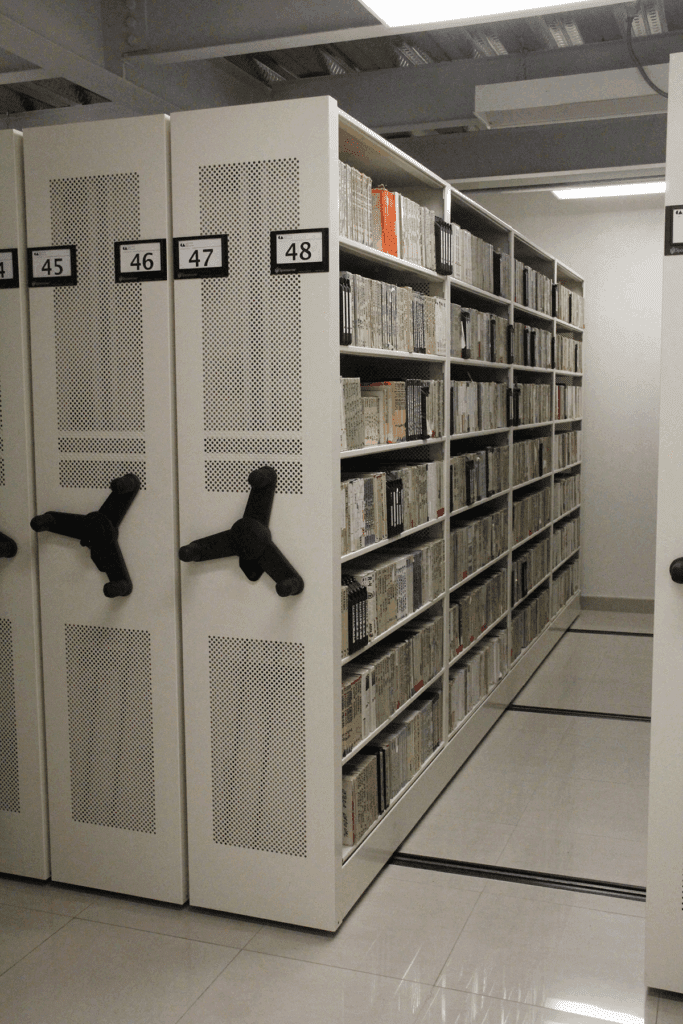 Climate and humidity controlled storage at Fonoteca