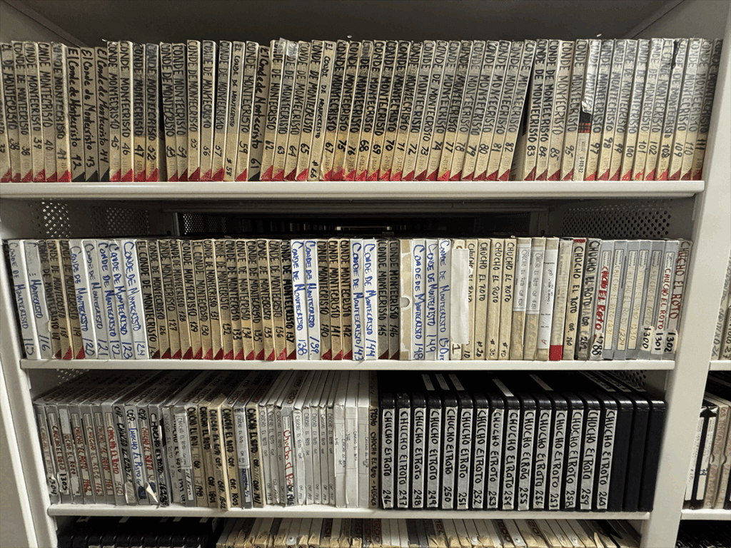 Reel-to-reel tapes in Fonoteca’s archive